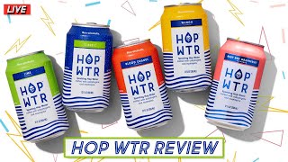 HOP WTR  NonAlcoholic Sparkling Hop Water Review [upl. by Ennaxor388]