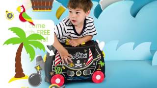 Trunki ride on Luggage  Pedro the Pirate [upl. by Otrepur]