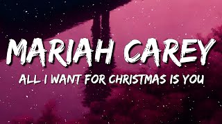 Mariah Carey  All I Want For Christmas Is You Lyrics [upl. by Fry]