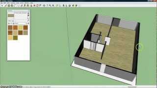 Plattegrond 3d maken met SketchUp [upl. by Darreg820]