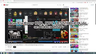 How Fix Error IRQLNOTLESSOREQUAL on Roblox 2024 [upl. by Yrgoerg]