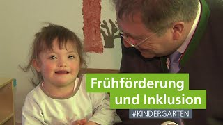 Frühförderung und Inklusion im Kindergarten [upl. by Whalen239]