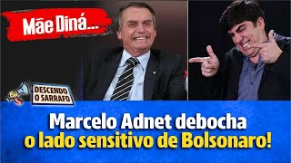 Marcelo Adnet Debocha o Lado Sensitivo de Bolsonaro [upl. by Nylhtiak]