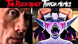 The Rock reacts Tiktok Memes  Memes [upl. by Atirabrab]