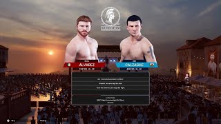 CANELO VS CALZAGHEUndisputed [upl. by Coriss]