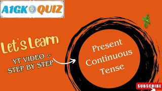 PART 2 PRESENT CONTINUOUS TENSE IN ENGLISH GRAMMER  EASY WAY mptenseenglishspokenviralvideo [upl. by Helali]