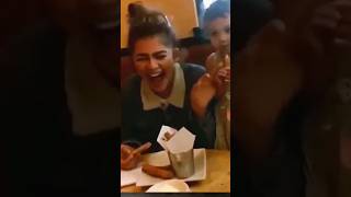 Zendayas Niece Jacked Her Food😂ll zendaya shorts viral facts trending [upl. by Itnavart]