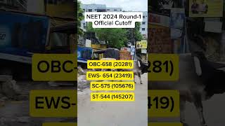 NEET 2024 Round1 Cutoff [upl. by Atiuqihc]