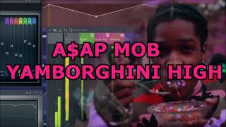 Yamborghini High  Instrumental  Asap Mob  Remake  Asap Rocky  juicy j  fl studio 12 [upl. by Ross81]