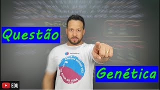 Questão de Herança Quantitativa  Genética  Biologia com o Tubarão [upl. by Annoyek]