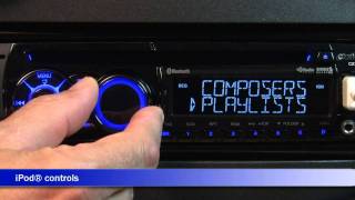 Clarion CZ501 Car Receiver Display and Controls Demo  Crutchfield Video [upl. by Kreda]