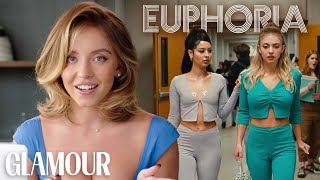 Sydney Sweeney Breaks Down Her Best Looks from quotEuphoriaquot to quotAnyone But Youquot  Glamour [upl. by Nagud3]