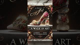 Luxor Starr Luxury Designs A Walk of Art Evening shoes Statement shoes Luxury sandals [upl. by Ydnerb646]