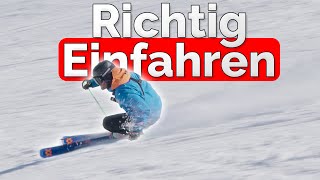 Richtig Einfahren Am 1 Skitag  SkiTutorial [upl. by Yesrej]