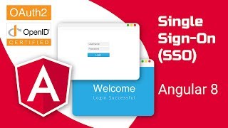 Creating a SingleSignOn Angular Application  OAuth2 and OIDC [upl. by Enileme]