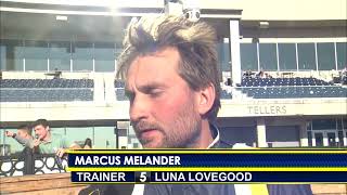 October 18 2024  Breeders Crown Elimination  Race 9  Interview with Trainer Marcus Melander [upl. by Tris]