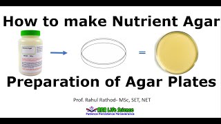 Preparation of nutrient agar plates l How to make agar plate [upl. by Odlareg]