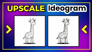 How to Upscale inside Ideogram AI [upl. by Gottwald]