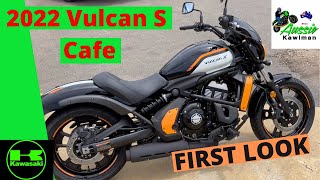 Vulcan S Cafe 2022 Kawasaki FIRST LOOK Sound and LAMS vs Full Power [upl. by Nesiaj]