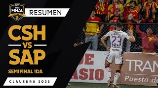 Resumen del juego Herediano 1 vs Saprissa 2  Clausura 2023  Semifinal Ida [upl. by Nehcterg]