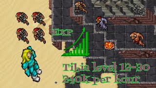 Tibia low level guide lvls 1100 5 min maxThis easy tibia gameplay helps you get level 100 fast [upl. by Lacram]