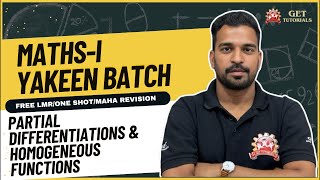 Partial Differentiation  MathsI YAKEEN Batch  Surendra Sir [upl. by Nithsa]