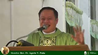 REVFRAGERIO VPAÑA  SUNDAY HOMILY  AUGUST 112024 [upl. by Eiramanna]