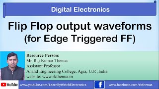 Flip Flop output waveforms  Hindi  Urdu  Digital Electronics by Raj Kumar Thenua [upl. by Ciredor]