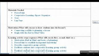 Lesson Plan With Examples Video [upl. by Lletram114]