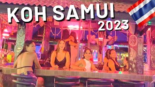 Koh Samui Lamai Beach Thailand Nightlife Walking Tour July 2023 [upl. by Swainson]