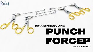 90° Arthroscopic Punch Forceps  Precision Instrument for Minimally Invasive Surgery [upl. by Thedric]