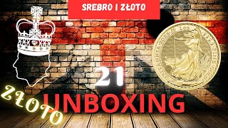 21 unboxing duży zakup złota [upl. by Yllac]