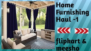 8 home furnishing amp decor products Hawl videoaffordable and top qualitymeesho amp flipkart Haul 👍✨️ [upl. by Amby]