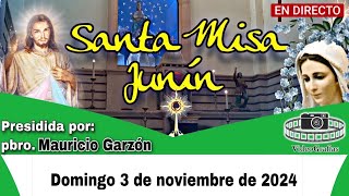 MISA HOY Domingo 3 de noviembre Santuario Nuestra Señora Del Rosario de Junín [upl. by Dnob]