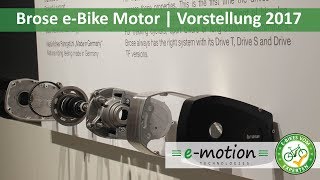 Brose eBike Motor 2017 Gesamtüberblick  Pedelec Preview Vorschau [upl. by Manchester]