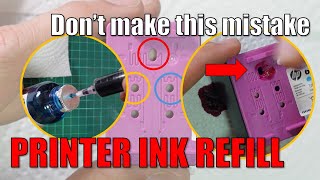 Refill printer ink cartridge the right way and save money [upl. by Acilgna]