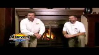 Complete Fireplace Installation Al Beyers Indoor Heating  Cooling Janesville Wisconsin [upl. by Quinby]