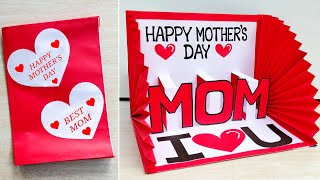 Easy and Beautiful Mothers day card making  How to make Mothers day popup greeting card [upl. by Py]