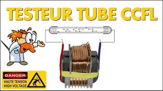 Fabriquer un testeur électronique simple de tube ccfl pour télévision lcd en panne [upl. by Arev]