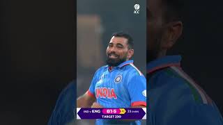 Mohammed Shamis sensational matchwinning spell against England at CWC23 🤩cricket [upl. by Anirbes]