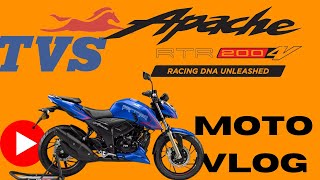 TVS Apache RTR 200 4V Alacaklar İZLESİN  MotoVlog vol1 [upl. by Sumahs]