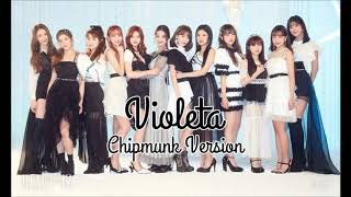 IZONE  Violeta Chipmunk Version [upl. by Rosenkranz263]