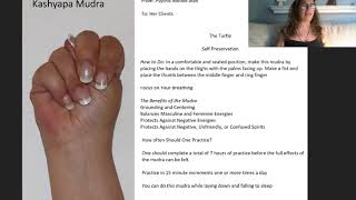 1 Kashyapa Mudra Healing Meditation For Clients [upl. by Suravaj]