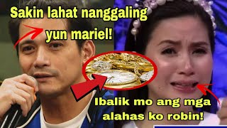 MARIEL rodriguez binawian ng mga ALAHAS ni ROBIN padilla [upl. by Larual]