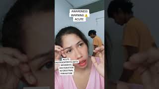 Warning ⚠️ warning gastroenteritis dehydration amoeba trendingvideo [upl. by Gunar341]