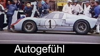 24 hours of Le Mans 1966 heritage footage with Ford GT rediscovered [upl. by Leal]