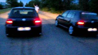 VW Golf IV 16 vs VW Golf IV 19 TDI [upl. by Llerroj]