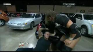 WWE Raw 62209  Triple H attacks Randy Orton [upl. by Egdirdle142]