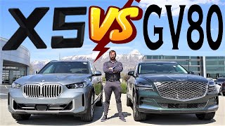 2024 BMW X5 Vs 2023 Genesis GV80 Is Genesis Superior To BMW Now [upl. by Scoles861]