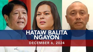 UNTV Hataw Balita Ngayon  December 06 2024 [upl. by Aneeroc]